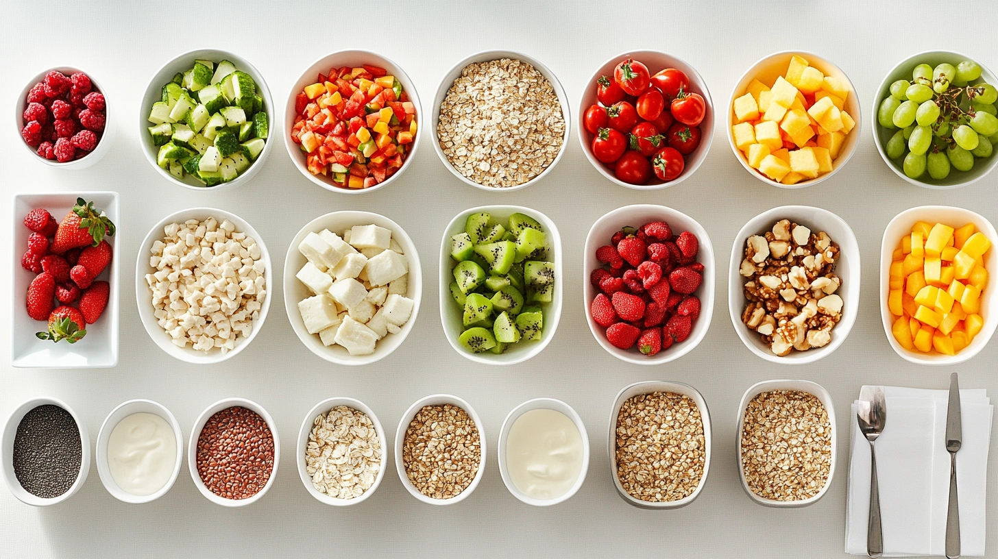 DASH дієта з фруктами, овочами та цільнозерновими продуктами