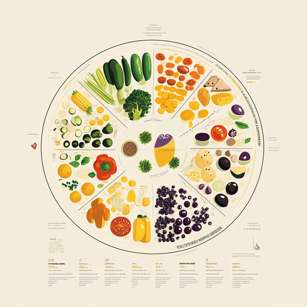 Схема збалансованого харчування для людей похилого віку